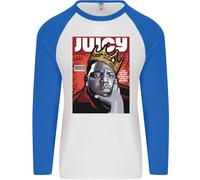 Juicy Rap Musica Hip Hop Rapper Uomo L/S Baseball T-Shirt