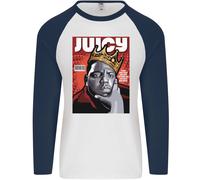 Juicy Rap Musica Hip Hop Rapper Uomo L/S Baseball T-Shirt