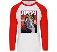 Juicy Rap Musica Hip Hop Rapper Uomo L/S Baseball T-Shirt
