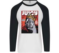 Juicy Rap Musica Hip Hop Rapper Uomo L/S Baseball T-Shirt