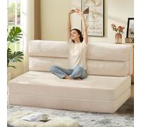 JUIKURY Divano letto pieghevole, convertibile con materasso pieghevole Pilow, divano letto estraibile 2 in 1, divano letto portatile, comodo divano da pavimento per soggiorno camera da letto