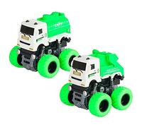 JUINSA- Set 2 Camion Riciclaggio Mega-attrito. Scatola 24x11x14, Multicolore, 700693