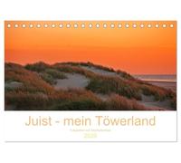 Juist - mein Töwerland (Tischkalender 2026 DIN A5 quer), CALVENDO Monatskalender: Sandstrände soweit das Auge reicht, Meer bis zum Horizont und stetig ... im Ohr - was kann es Schöneres geben?