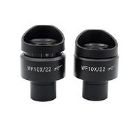 JUIYU Kit di Accessori per microscopio Diottrie Regolabili WF10X/2 Oculare al microscopio Biologico da 2 mm Vetrini per microscopio (Size : 2PCS)