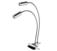 JUIYU Kit di accessori per microscopio Luci a collo d'oca a doppio LED Lampada da tavolo 5 v Protezione degli occhi Lampada da tavolo Illuminazione Dormitorio Interno Diapositive per microscopio