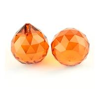 JUIYU Lampadario Prismi di Cristallo Pendenti Prisma a Sfera sfaccettato in Cristallo da 20 mm/30 mm/40 mm (Color : 8, Size : 20mm 10pcs)