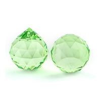 JUIYU Lampadario Prismi di Cristallo Pendenti Prisma a Sfera sfaccettato in Cristallo da 20 mm/30 mm/40 mm (Color : 6, Size : 20mm 10pcs)