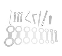 JUJIAN 17 pz Kit di riparazione per sassofono strumento di fermentazione della felicità
