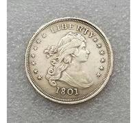 JUJINGUSA Antiquariato Artigianato Stati Uniti 1801 Materiale in Ottone Replica Collezione di Monete Commemorative - Default