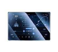 Jujlwm Pellicola Protettiva Schermo Navigazione Per Tesla Per Modello Y 3 Per Highland Per Juniper 2025 Pellicola Vetro Temperato Protezione Posteriore Controllo Centrale Touch Screen(Blue light B)