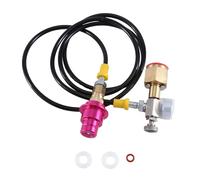 JUJNE Tubo Adattatore per Soda con Manometro 2000Psi per Duo/Terra/Art Collegamento Rapido A Bombole di CO2 più, Bombole Gassate