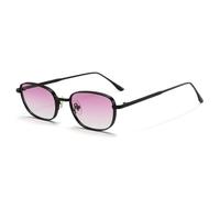 JUJNTNT Occhiali da sole di alta qualità con montatura piccola quadrata retrò alla moda per uomo e donna, adatti per la fotografia di strada (rosa)