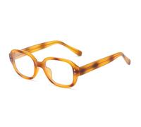 JUJNTNT Occhiali da sole piccoli da donna e da uomo con rivetti Uv400 Punk Vintage (C5Leopard.)