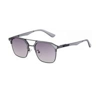 JUJNTNT Occhiali da sole vintage da donna e da uomo, di lusso, classici, retrò, a doppio raggio, per la guida (C5 grigio marrone)