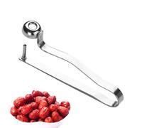 Jujube Corer - Fruit Tool, Pit Remover, Cherry Gadget | Compact Core Extractor for Cranberries Red Dates with Easy Handheld Grip for Daily Fruit Preparation (Stainless Steel)