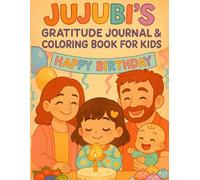 Jujubi Gratitude Journal and Coloring Book For Kids