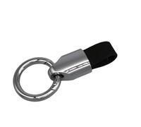 JUJUFREE Accessorio robusto Kirsite di progettazione compatta di portachiavi dell'automobile del cuoio genuino di finitura opaca per le chiavi automatiche