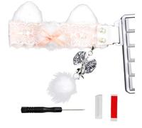 JUJUFREE La decorazione molle di Keyset del nastro del pizzo del tessuto con gli incantesimi d'attaccatura per il computer individualizzato organizza