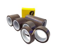 JUJUJ 1 rotolo di nastro 903UL PEFT - Marrone, lunghezza 10 m, nastro sigillante in PTFE for elettronica e motori(0.08mmx19mm)