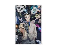 Jujutsu Kaisen Anime Nanami Kento Classic Character Poster decorativo su tela, per soggiorno, camera da letto, pittura da parete, decorazione moderna per camera familiare, 08 x 12 pollici (20 x 30 cm)