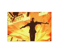 Jujutsu Kaisen Anime Ryomen Sukuna Cartoon Art Poster decorativo da parete, per soggiorno, camera da letto, decorazione moderna per la camera da letto, 60 x 90 cm