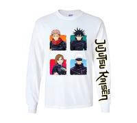 Jujutsu Kaisen Gruppo Adulto Uomini Maglietta Manica Lunga Great Eastern