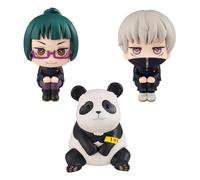 Megahouse Look Up Jujutsu Kaisen Maki Toge Panda Gift Set Figure 11 Cm Nero
