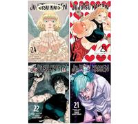 Jujutsu Kaisen Series Vol 21-24: 4 Books Collection Set By Gege Akutami