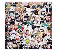 Jujutsu Kaisen Sticker Pack 100 pezzi, vinile adesivo decalcomanie anime per bottiglie d'acqua laptop skateboard notebook, regalo per adulti bambini adolescenti