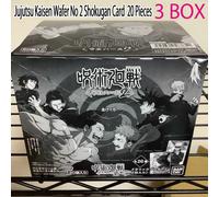Jujutsu Kaisen Wafer No 2 Shokugan Card 20 pezzi x 3 scatole BANDAI