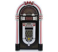 Jukebox Anni '50 con Vinile CD USB Bluetooth SD/MMC Memory Card Radio FM e AUX