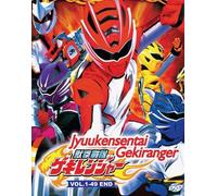 Juken Sentai Gekiranger (VOL.1 - 49 Fine) ~ Nuovo di zecca ~ Power Rangers...