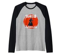 Jukendo - Combattenti di Arti Marziali La Via della baionetta Maglia con Maniche Raglan