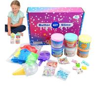 Jukeoiu Argilla Morbida come il Burro - e gianato - Kit di Argilla Non Appiccicoso - Per Ragazzi Bambini Festa Di Compleanno Aula Giorno Di Pioggia Vacanza Serata In Famiglia Laboratorio Creativo