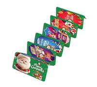 Jukeoiu Buste natalizie per contanti, con 10 scomparti, per riempire la calza della Befana, con nappe, per amici, famiglia, compleanno, famiglia, riunioni, San , occasioni festive
