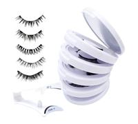 Jukeoiu Ciglia Magnetiche Con Applicatore | 5 Paia Senza Colla Per Il Trucco Degli Occhi E La Bellezza | Ciglia Finte Magnetiche - Per Donne, Ragazze, Principianti, Professioniste, E La Moglie