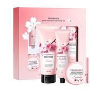Jukeoiu Crema Corpo Per Le Donne, Lozione Per Il Corpo Naturale Per La Pelle Secca, Balsamo Per Le Mani Set Cura Della Pelle Secca E Del Corpo Sensibile Cura Del Giornaliera