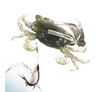 Jukeoiu Esca artificiale per granchi - Esche da pesca con esche morbide di granchio con amo appuntito | Buona attrezzatura da pesca che affonda in acqua, design anti-appeso, esche da realistiche