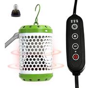 Jukeoiu Riscaldatore Per La Gabbia Degli Uccelli | Lampadina Sicura a Risparmio Energetico - Lampada Riscaldante Con Paralume Anti Ustione,Per Tartarughe Lucertole Pappagalli E Vasca Per Pollaio