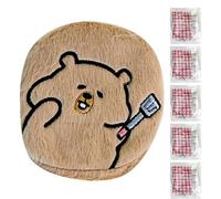 Jukeoiu Riscaldatore Per Mani | con 5 Pacchetti di Ricarica Sostituibili,Scaldamani Portatili con Design Capibara - per Donne Regali per Calze Natalizie Campeggio Inverno Freddo Uomini