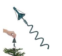 Jukeoiu Supporto per puntale per albero, supporto girevole stabile, supporto per luce per albero di Natale, per giardino, casa, stanza, vacanze, feste invernali in famiglia