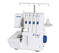 Juki MO-214D Kirei - Macchina per overlock a 4 fili, per principianti e molto più ravvicinate, con sottotappeto superiore resistente per tutti i tipi di tessuti