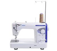 JUKI tl-2200qvp Mini Macchina da Cucire piqueuse ad Alte Prestazioni con Coupe-Fil, Metallo, Bianco, 45,2 x 21,9 X 35 cm