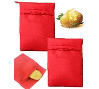 JUKOTA 2 pezzi Sacco Cuoci Patate In Microonde, Sacchetto per Patate de Microonde,Microonde Patata Fornello Borsa,Sacchetti per Microonde per Patate,Patate Microonde Fritte,al Forno in Soli 4 Minuti