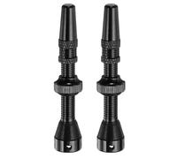 JUKOTA 2 Pezzi valvole tubeless mtb,Bike Tubeless Presta Valve Stem, Strumento di rimozione del nucleo integrato,valvole tubeless,valvole presta (44 mm)
