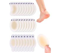 JUKOTA 24pcs Cerotti Vesciche Piedi, Cerotti Per Piedi Idrocolloidali Salva Tallone Invisibile Per Tallone E Guardia Di Protezione,Cerotti Per Vesciche Piedi,Più Veloce Guarigione Ferita