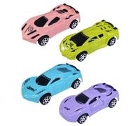 JUKOTA 4 pezzi Auto Giocattolo da Tirare Indietro, Set Mini Auto da Corsa da 9 pezzi, Cars Macchinine da Corsa Pull Back da 1 2 3 4 anni, Macchinine Giocattolo per Bambini