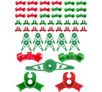 JUKOTA 50 Pezzi Clip per Addestramento Delle Piante,Clip di Addestramento Basso Stress 90 Gradi per Piante,Allenatore Piantes per Piegare gli Steli Piantes Cambiare Direzione Crescita(Rosso,Verde)