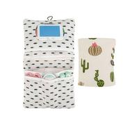 JUKOTA Borsa per pannolini, borsa portaoggetti e beauty case, tutto in uno, piccola borsa organizer impermeabile per la cameretta del neonato, comoda da portare con sé per le mamme quando escono