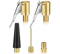 JUKOTA Set di adattatori multifunzione Valve, Connettore Valvola Mandrini Pneumatica Universale, Compatibile con Bosch EasyPump, adatto per pneumatici auto, biciclette e palloni(5 Pezzi)